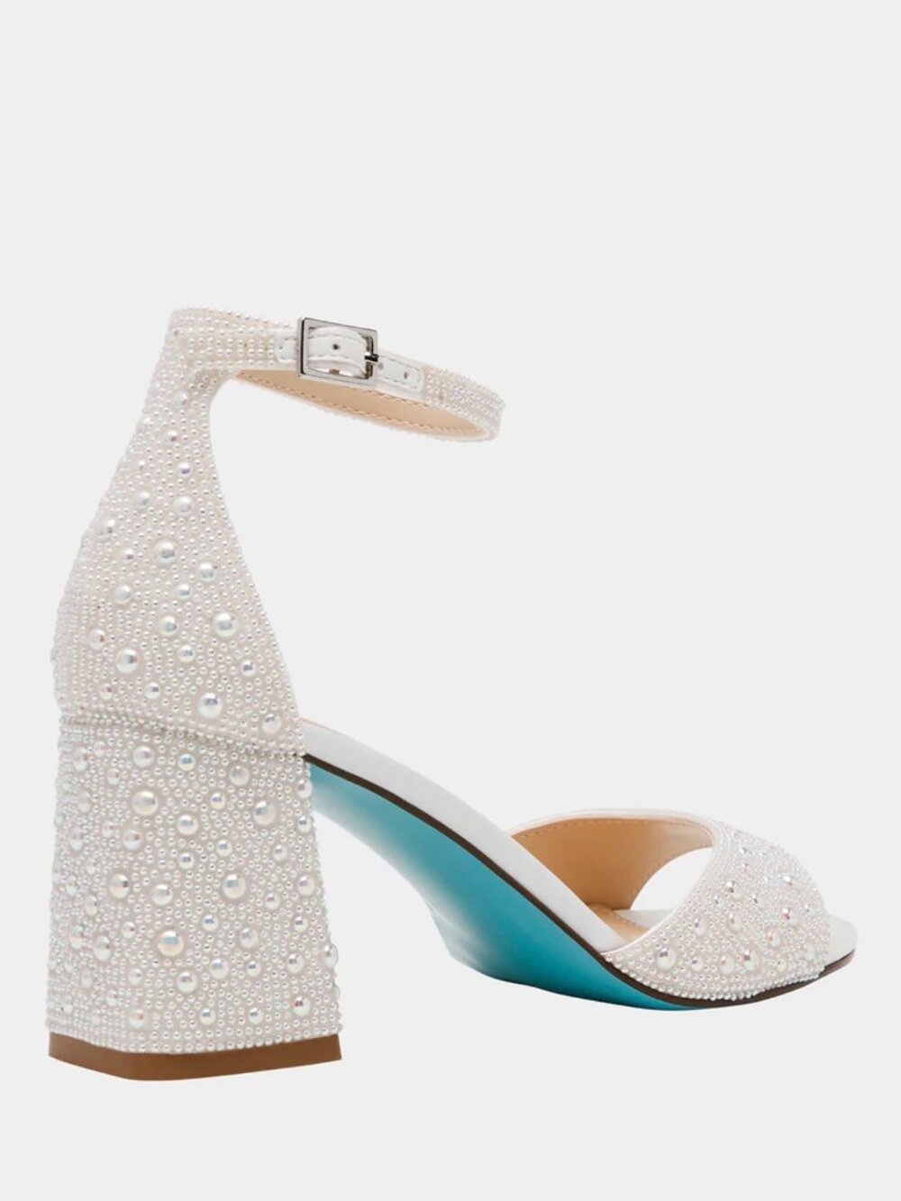 Betsey Johnson Kami Pearl Wedding Shoes 9.5 Women's - Great Condition